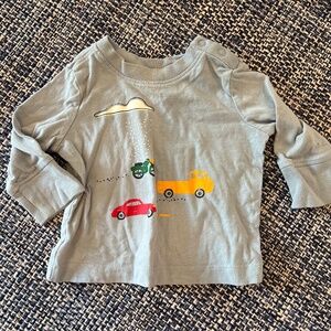 Hanna Anderson boys long sleeve tee shirt 3-6 mo
